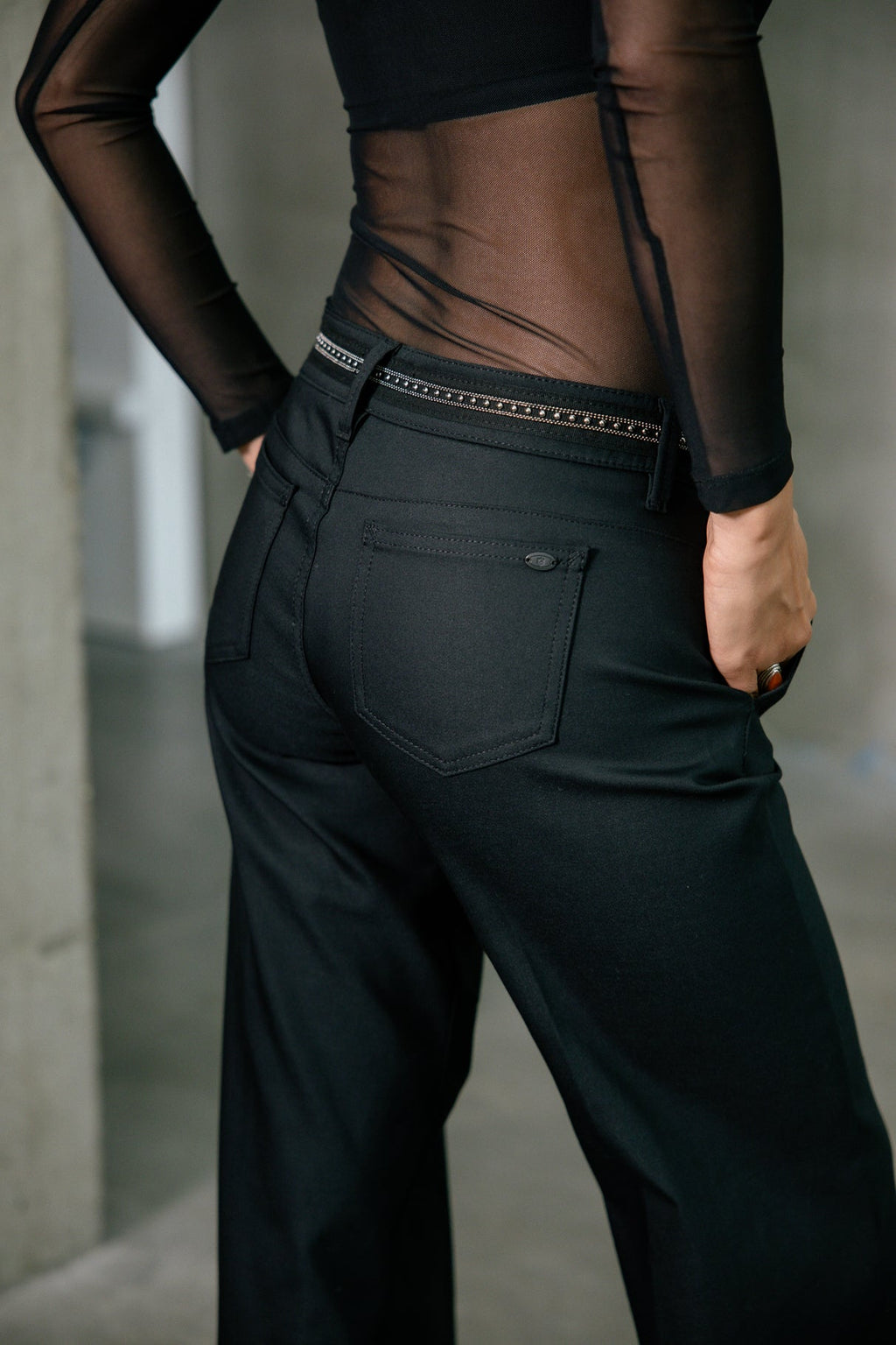 Pantalon Agatha Negro