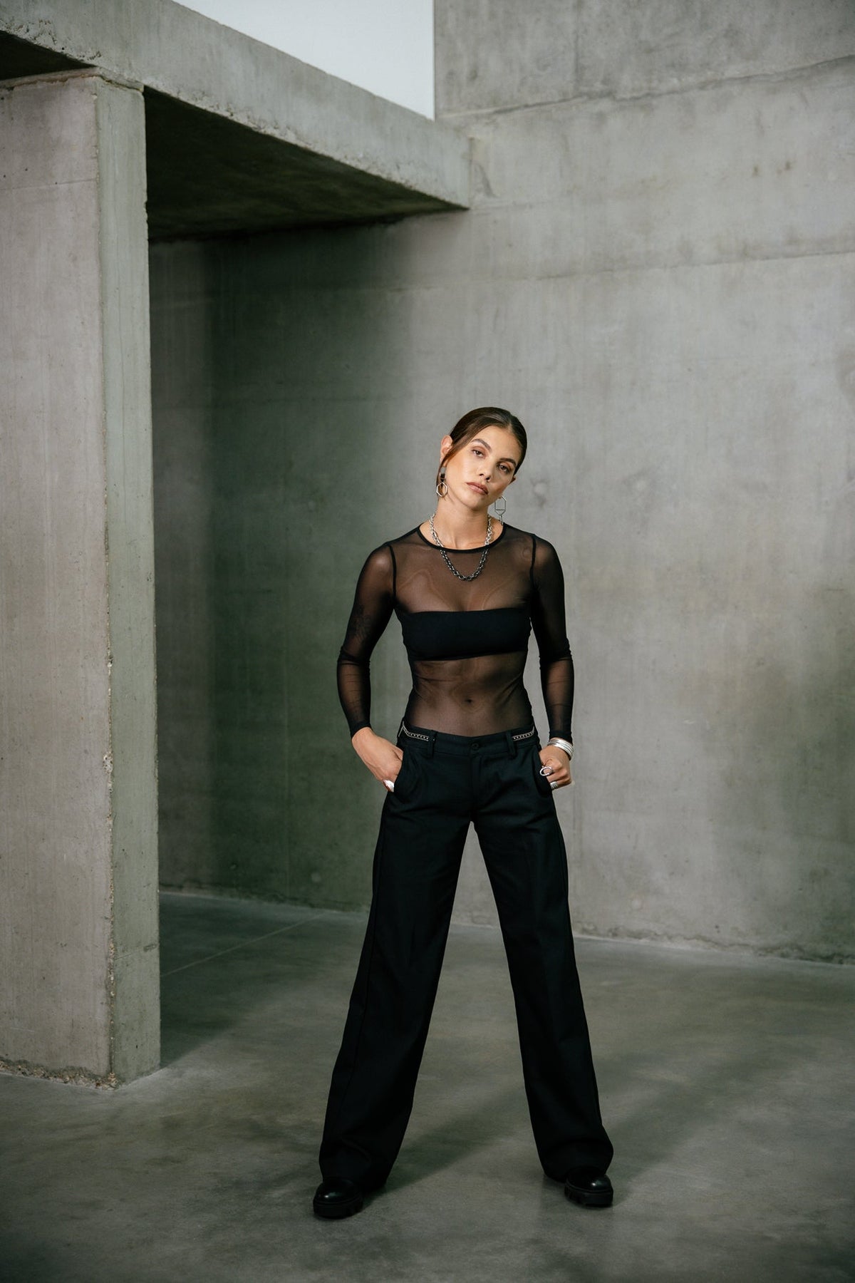 Pantalon Agatha Negro