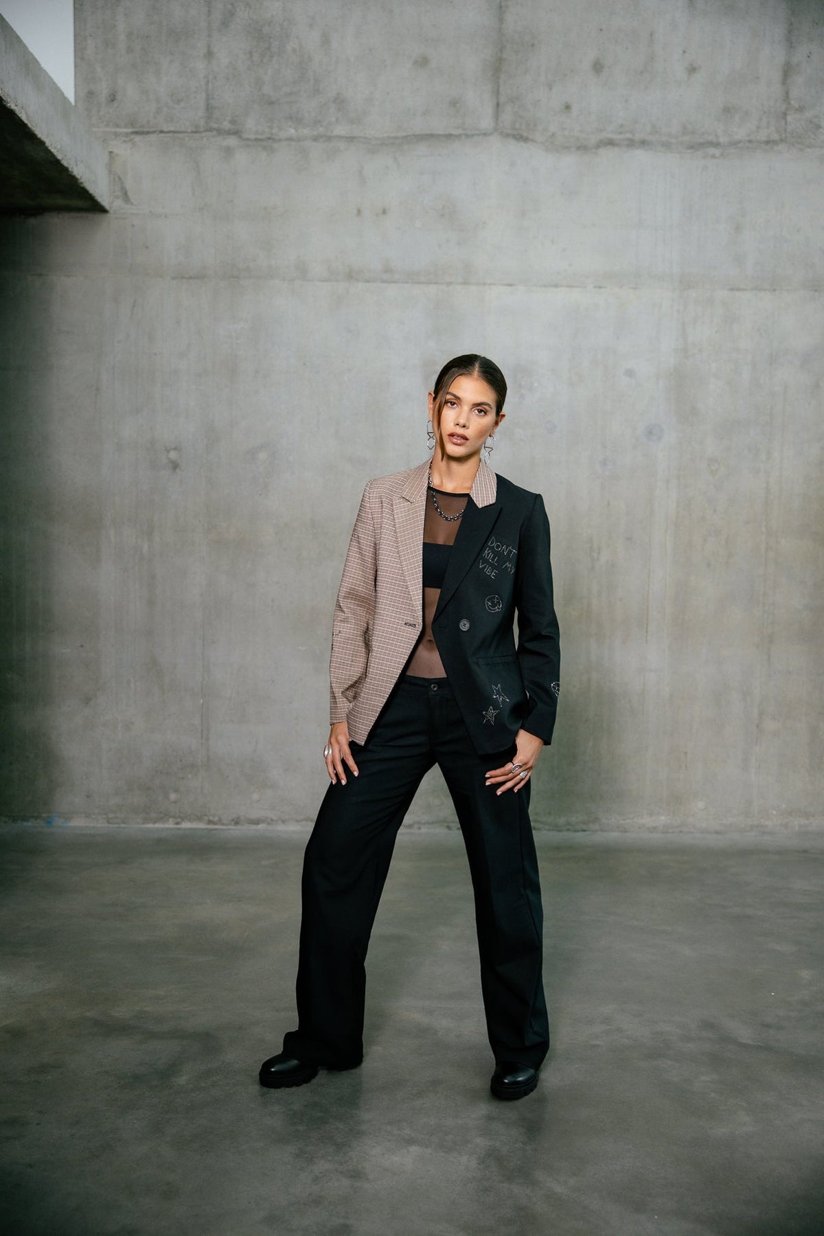 Pantalon Agatha Negro