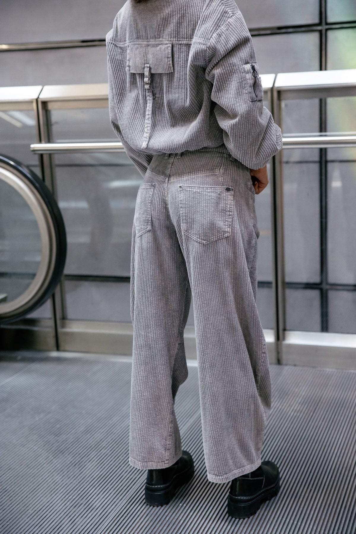 Pantalon April de Pana Gris