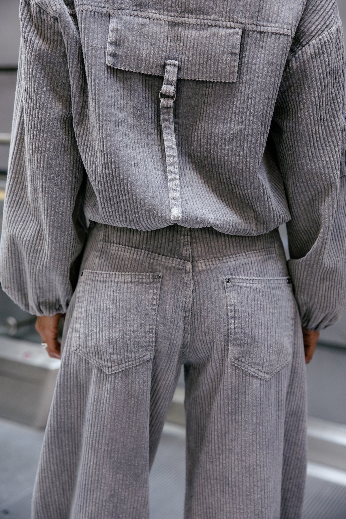 Pantalon April de Pana Gris