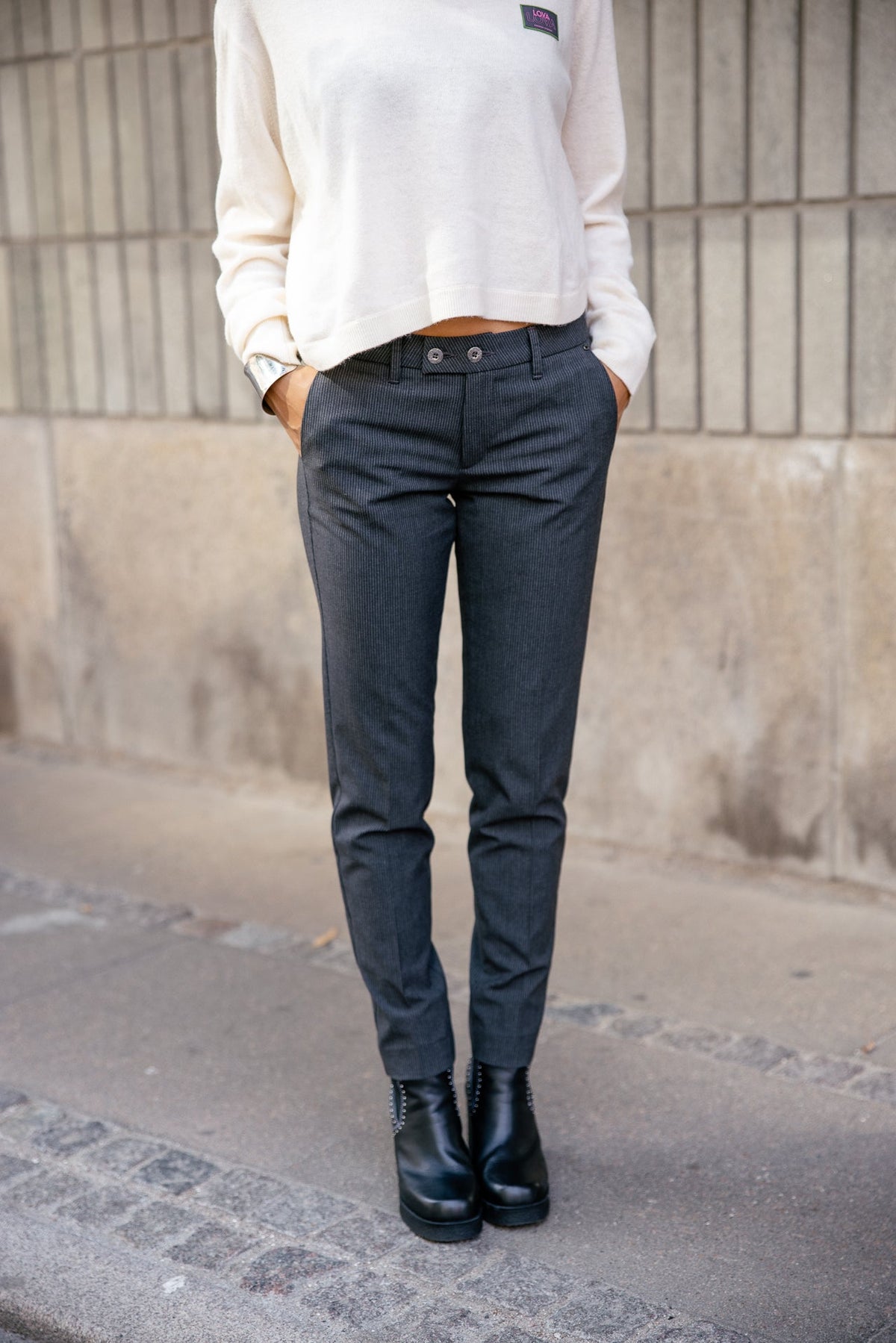 Pantalon de Vestir Tessa Gris