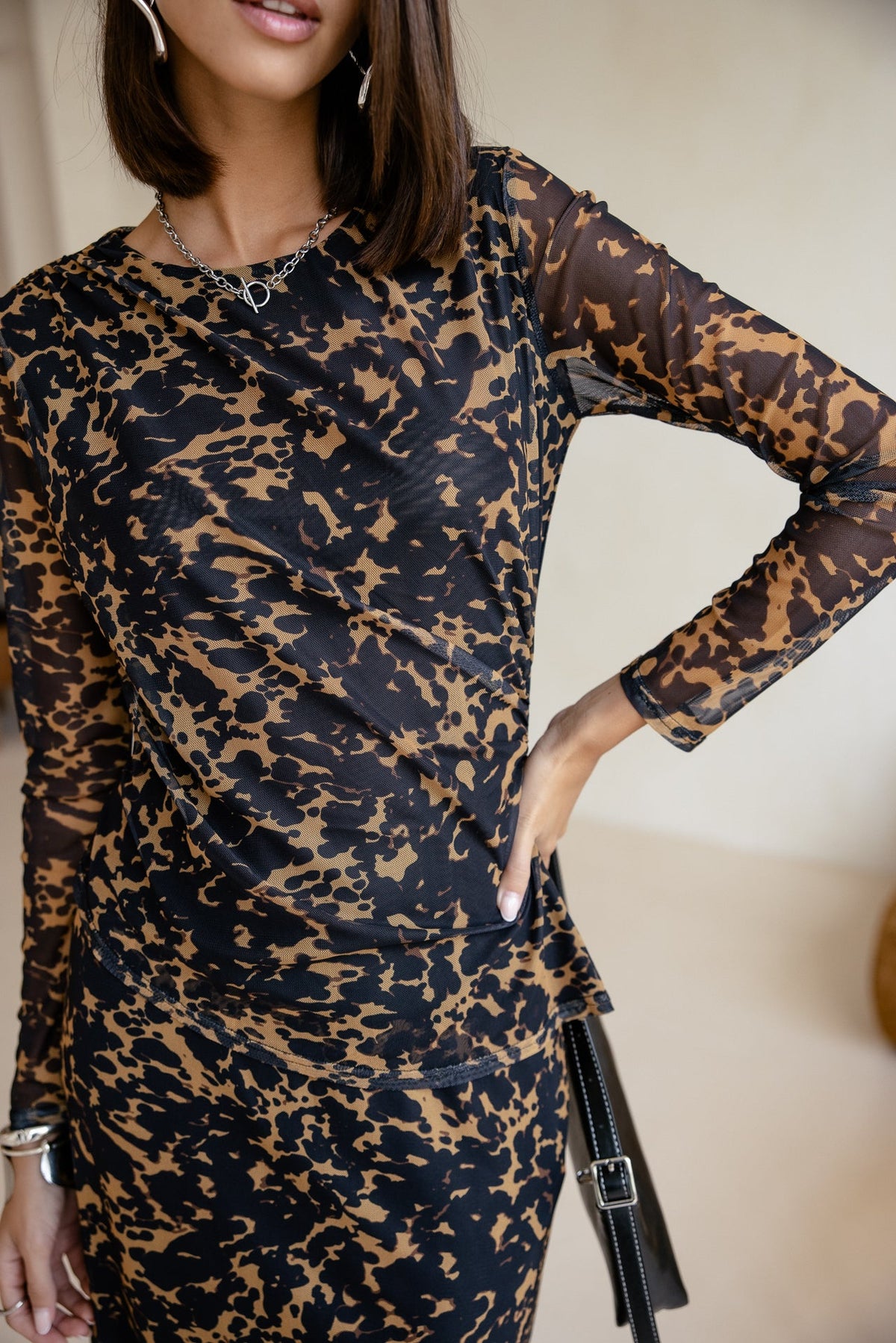 Vestido Tich Ámbar de Malla