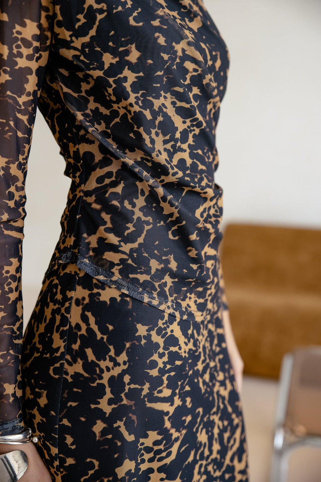 Vestido Tich Ámbar de Malla