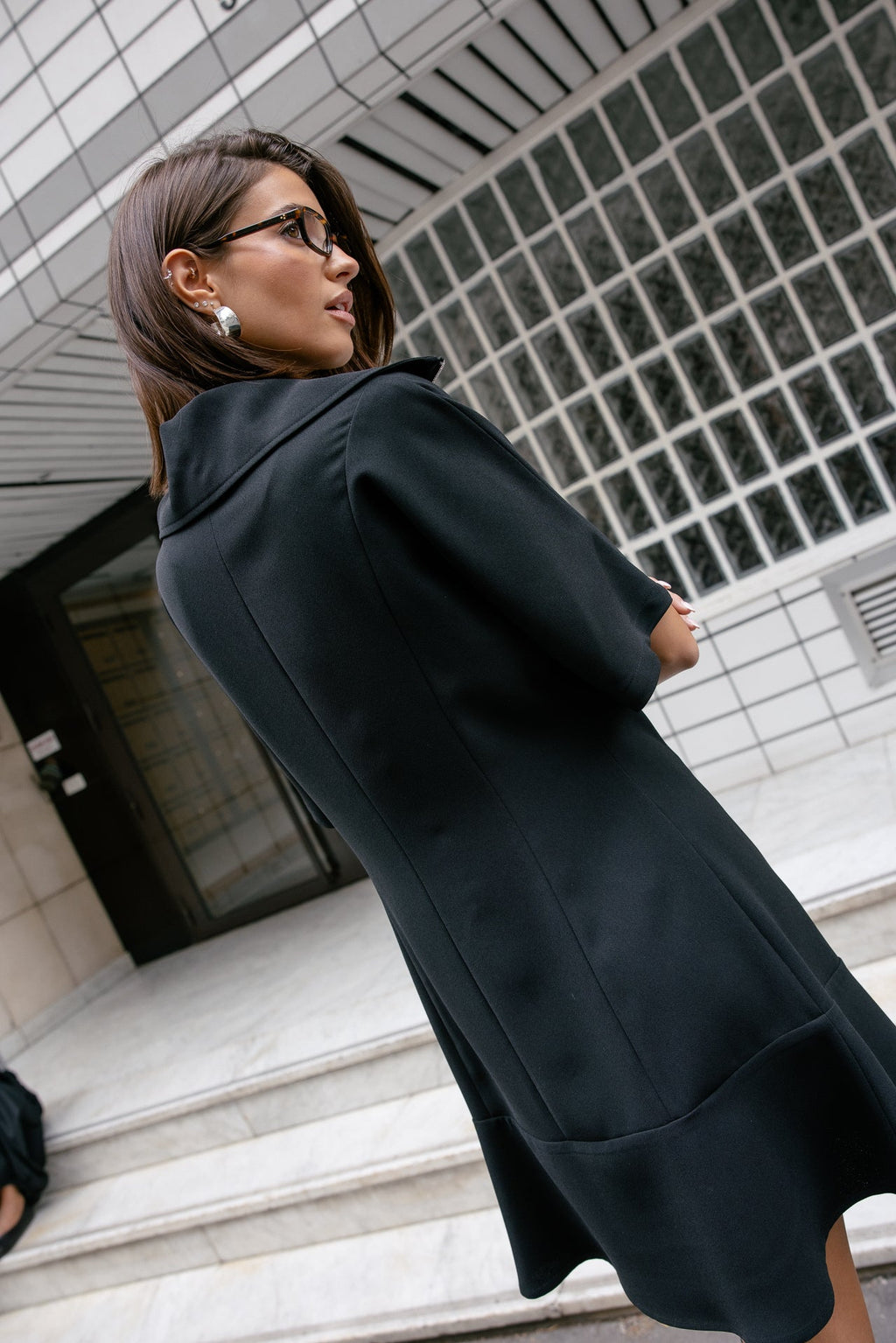 Vestido Rodgy Negro con Cremallera