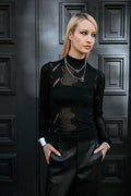 Top Prym de Transparencia Negro