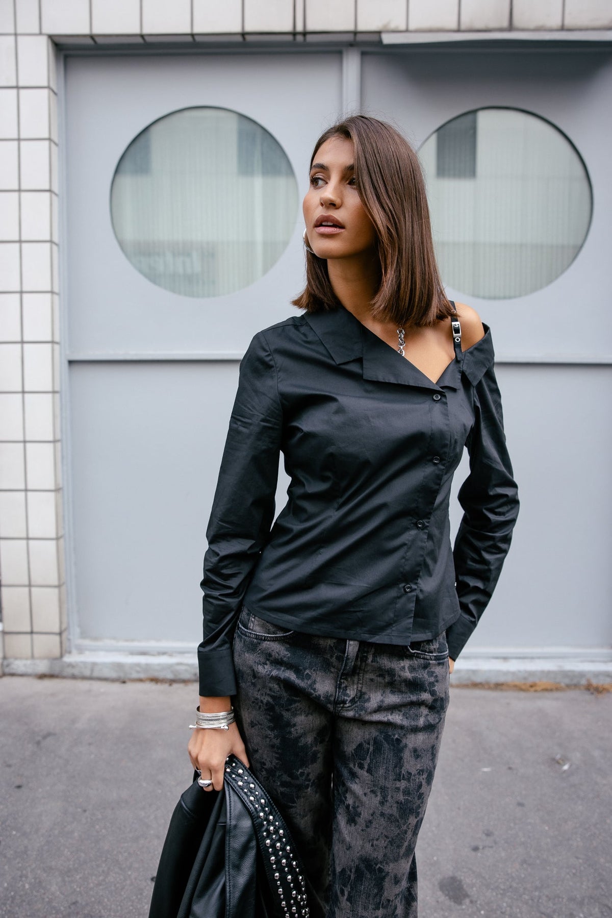 Chaqueta Chaz Negra