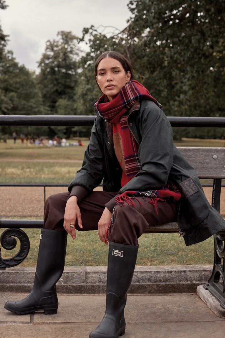 Chaqueta Anaïs Verde oscuro con estampado de leopardo